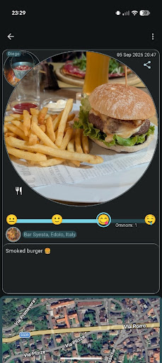 Bengodi Omnom Taste Slider and Location Tracker